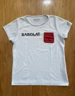 【訳あり】バボラ テニスTシャツ　レディース　Lサイズ　ホワイト色