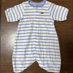 ☆ミキハウス ホットビスケッツ プレオール ロンパース ボーダー 50ー60cm