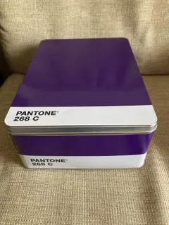 パントーン　PANTONE メタルボックス2個　パープル　ピンク