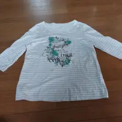 ワールド　コルディア　花柄プリント 五分丈 Tシャツ