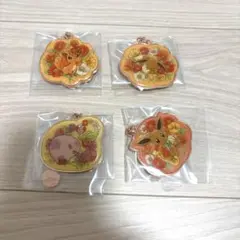 【未使用】メタルキーリングコレクション　4点セット