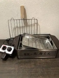 ユーアイ商事　七厘くんⅡ　肉・魚焼き　たこやきプレート付 ユーアイ商事 七厘くんⅡ 肉・魚焼き たこやきプレート付 - メルカリ