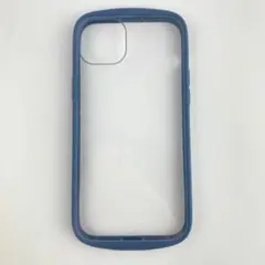 iPhone14Plus 耐衝撃 ハイブリッドケース ネイビー シンプル お洒落