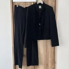 sujet ブラックパンツスーツ 上下セット