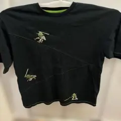 グラニフ　スター・ウォーズ ヨーダ Tシャツ 黒