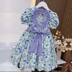 最終値下★新品★花柄ワンピース　120サイズ