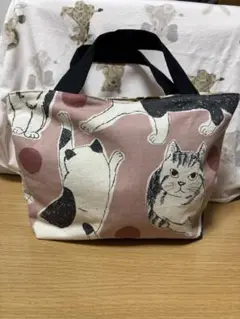猫柄トートバッグ