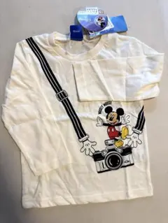 【新品未使用・送料込み】ミッキーマウス 長袖Tシャツ　95cm