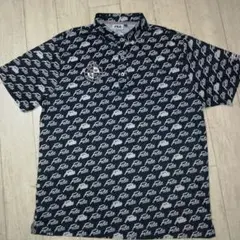 美品/FILA GOLF/フィラゴルフ/ポロシャツ/総柄/ウェア