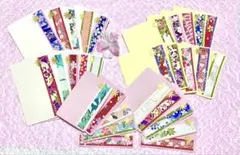 和風花柄カードセット 30枚以上