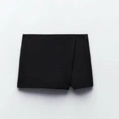 ZARA アシンメトリースコート ブラック