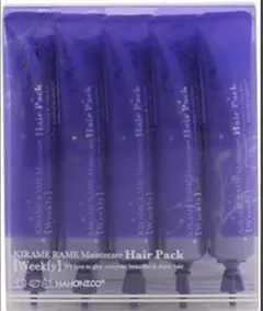 ハホニコ HAHONICO ヘアパックウィークリー 5本セット キラメラメ