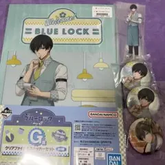 ブルーロック 一番くじ 糸師凛 アクリルスタンド 缶バッジ クリアファイル