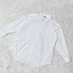 【c3800】✨美品✨Blue Mountain シャツ　ホワイト 長袖　メンズ