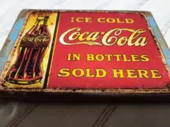 【Coca Cola】ビンテージ木製壁掛け