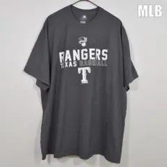MLB テキサス・レンジャーズ Tシャツ 2XL チャコールグレー