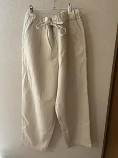 ワイドパンツ オフホワイト Lサイズ