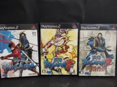 【動作確認済】戦国BASARA、BASARA2、 英雄外伝、3本セット