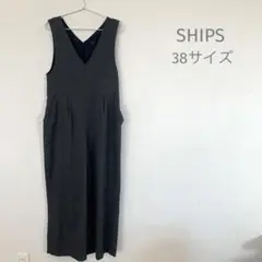 SHIPS シップス シンプルなサロペットパンツ