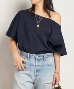 AP STUDIO オープンバックTシャツ