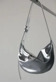 新品タグ付 マンドリンミニショルダー シルバー ワンショルダー
