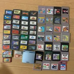 ゲームソフトとゲームアドバンスSPまとめ売り