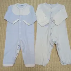 familiarロンパースセット 60-75・80 水色　男の子BOYS