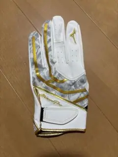 ミズノプロ　守備手袋　未使用　Lサイズ　ホワイト　左手用
