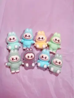 【LABUBU】ラブブ うさ耳ミニマスコット 8体セット まとめ売り