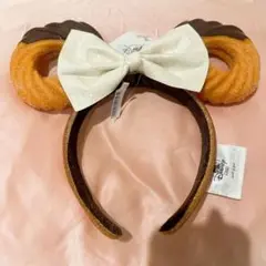 オマケ付！海外ディズニー カチューシャ　チュロス　ドーナツ　アナハイム　りぼん 海外ディズニー カチューシャ チュロス - メルカリ
