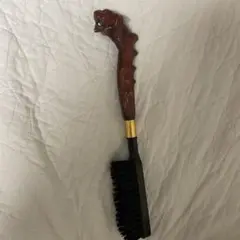 昭和レトロ　ホコリ取りブラシ　ライオン　昭和レトロ