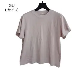 GU ジーユー スムースクルーネックTシャツ　アイボリー　XLサイズ