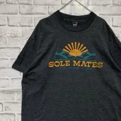 USA製90sヴィンテージTシャツ！シングルステッチ　グレー半袖古着　XL710