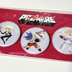 【匿名配送】プロメア PROMARE 缶バッジ 3個セット(55mm)