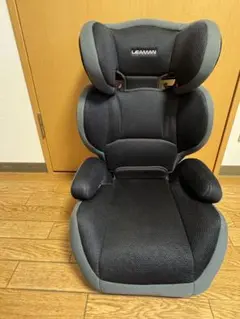 ●美品●リーマンジュニアシート　ハイバックジュニア　ブラック　グレー
