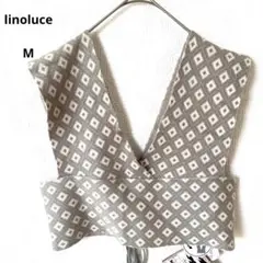【美品】 リノルーセ　Vネックビスチェ 2way　モノグラム柄　×ちょこび　M