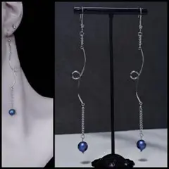 1145◆ ハンドメイド ピアス◆ MELODY FLOW PIERCE