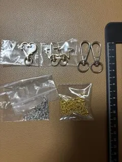 金属パーツ　丸カン　セット売り