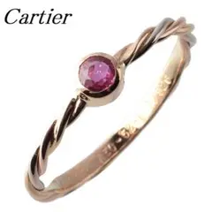 【新品仕上げ済】カルティエ ルビーリング ツイスト #52【8638】