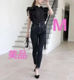【美品】ROYAL PARTY ハイウエストスキニーパンツ