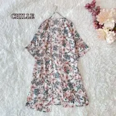 ⚫︎大花柄シフォンカーディガン（F）ANAP CHILLE フェミニン