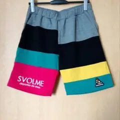 スボルメ Wフェイス ランダム ボーダー ハーフパンツ Ｌ used