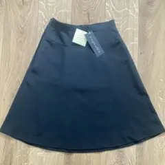 新品未使用　事務服　en joie　アンジョア　フレアースカート　黒　7号