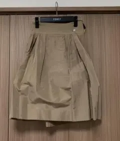 FOXEY フォクシー シルク スカート アンティークキャメル 38