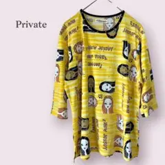 【プライベート】Tシャツ　プリント　ガール　ジェフリーフルビマーリ風　イラスト