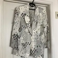 美品　ハーディエイミス　花柄レースジャケット　9号