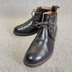 ショセ chausser チャッカブーツ 721 ブラックレザー 26.0㎝