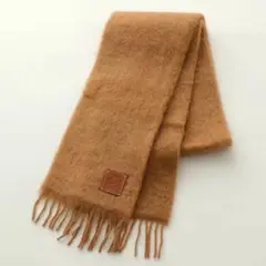 新品未使用 LOEWE ロエベ ウールモヘアマフラー キャメル