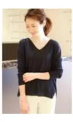 Spick and Span WASHABLE LINEN Ｖネックプルオーバー
