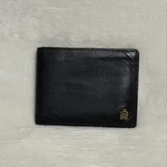 ダンヒル★折り財布★レザー★濃青系